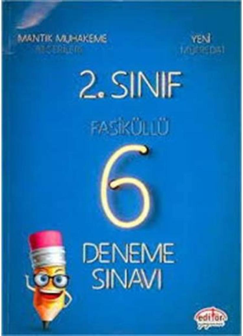 Editör Yayınları 2. Sınıf 6 Fasiküllü Deneme Sınavı 2020