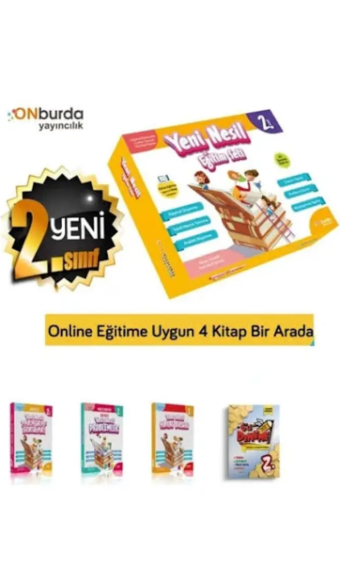 On Burda Yayınları 2. Sınıf Yeni Nesil Set (4 Kitap)