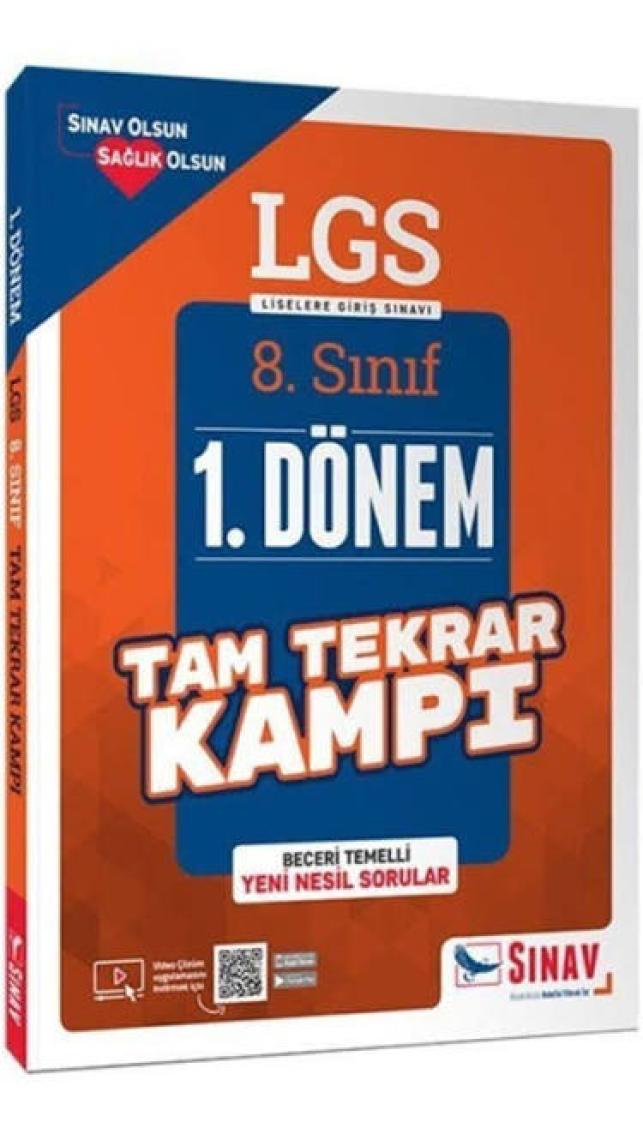 Sınav Yayınları 8. Sınıf LGS 1. Dönem Çözümlü Tam Tekrar Kampı