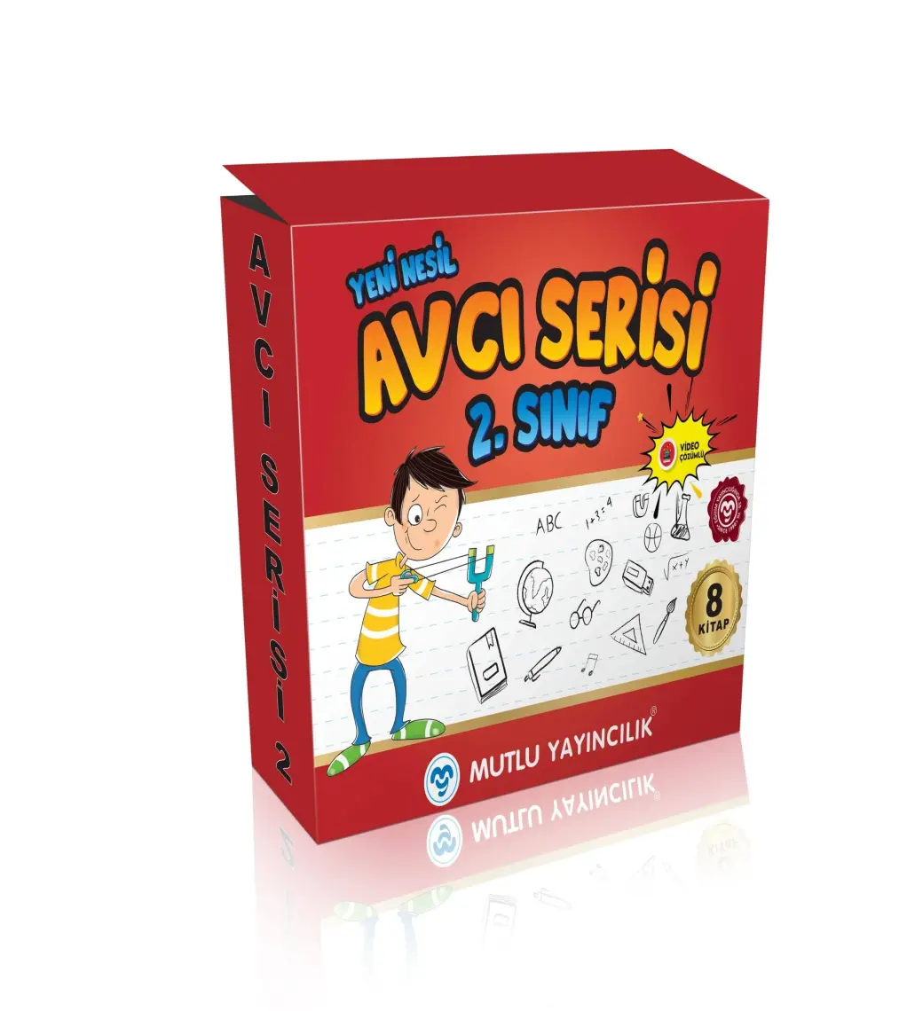 Mutlu Yayıncılık 2. Sınıf Avcı Serisi Eğitim Seti (8 Kitap)