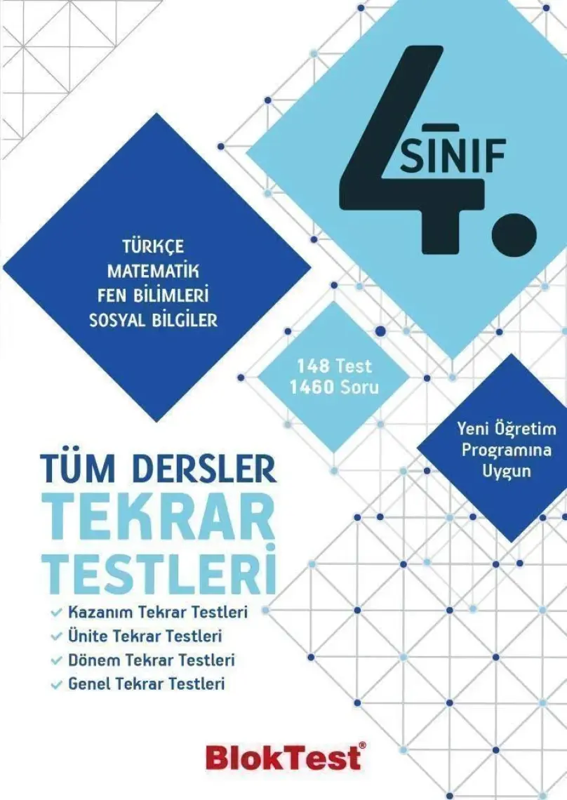 Tudem Yayınları 4. Sınıf Tüm Dersler Tekrar Testi