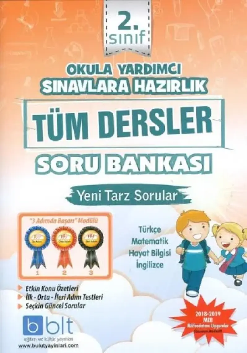 Bulut Eğitim ve Kültür Yayınları Eğitim 2. Sınıf Tüm Dersler Soru Bankası