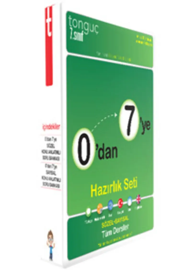 Tonguç Akademi 7. Sınıf 0'dan 7'ye Sayısal Sözel Konu Anlatımlı Soru Bankası Seti