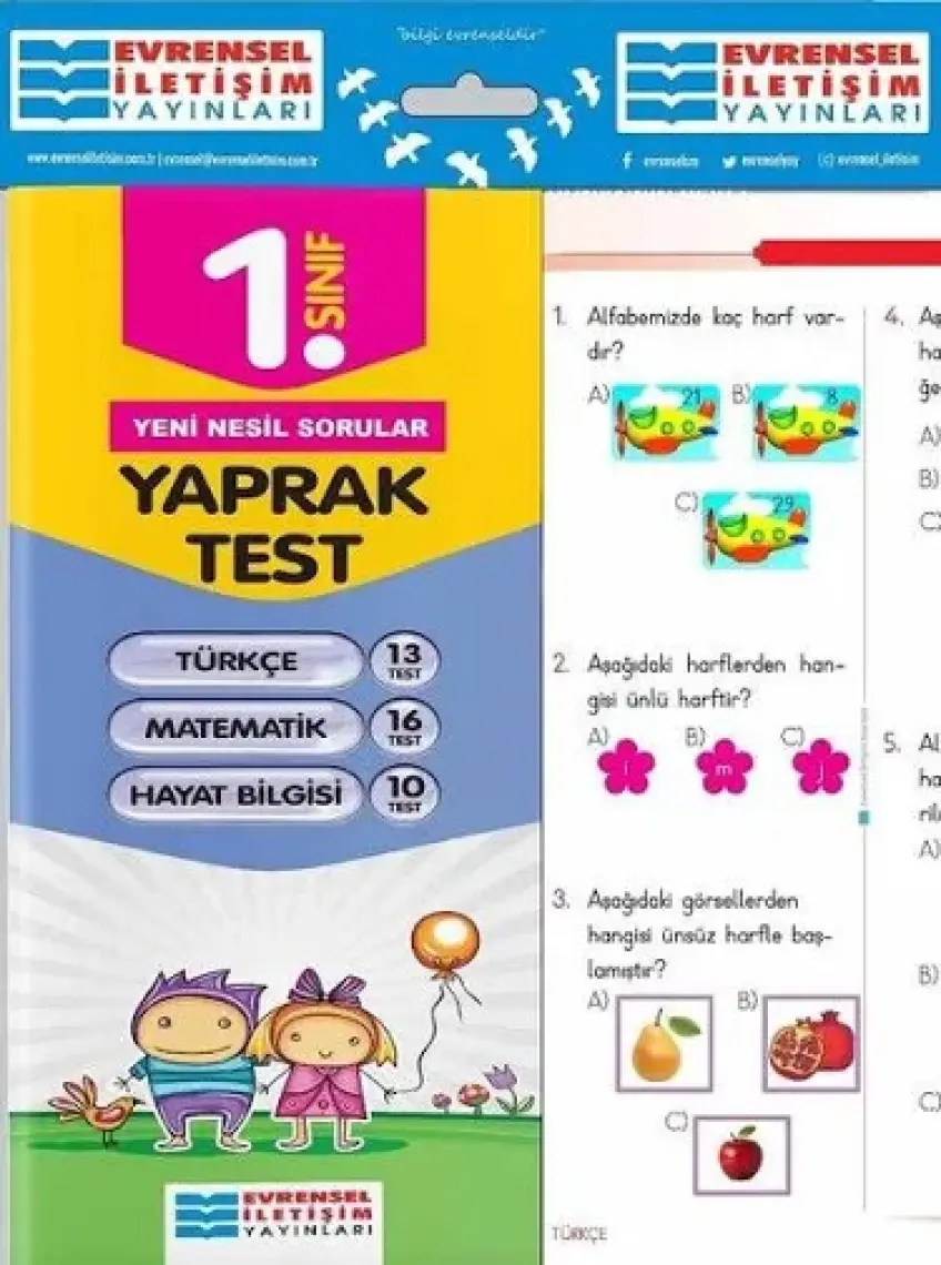 Evrensel İletişim Yayınları 1.Sınıf  Tüm Dersler Konu Anlatımlı