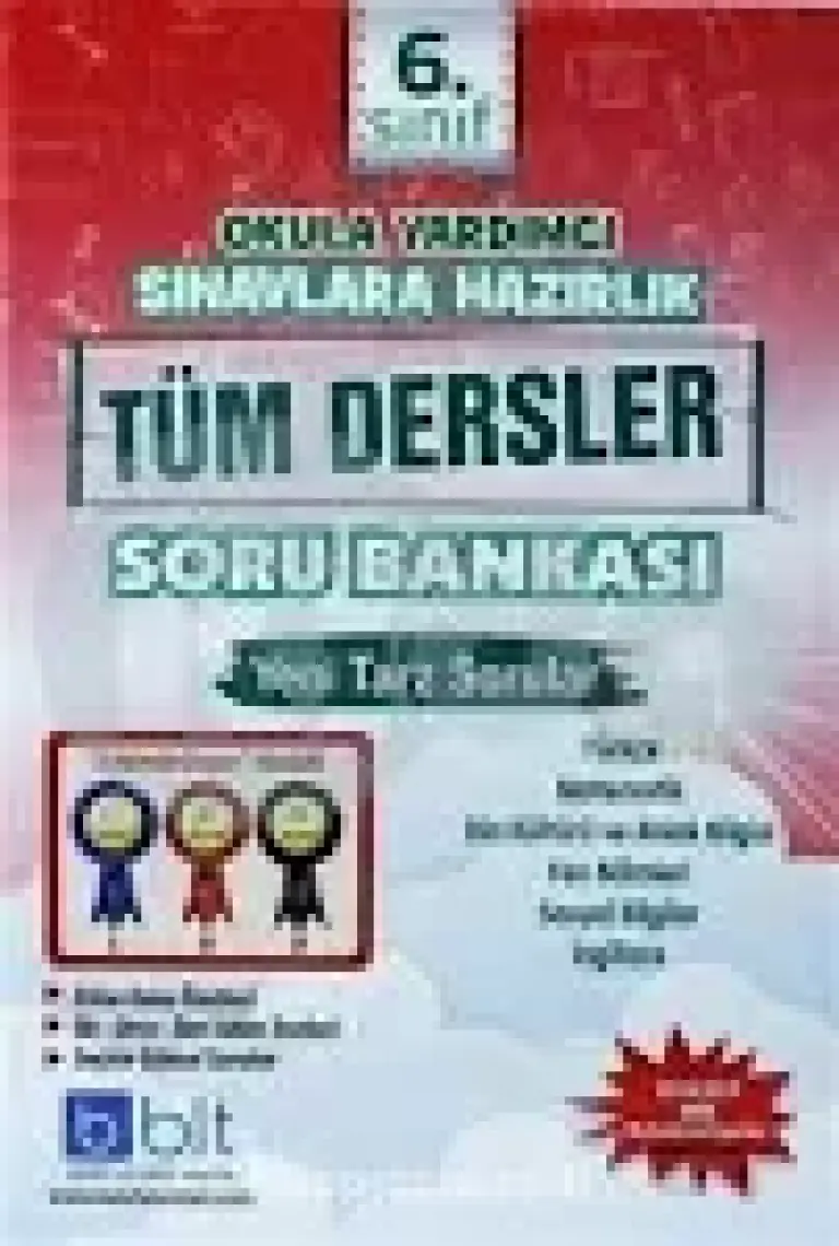 Bulut Eğitim ve Kültür Yayınları Eğitim 6. Sınıf Tüm Dersler Soru Bankası