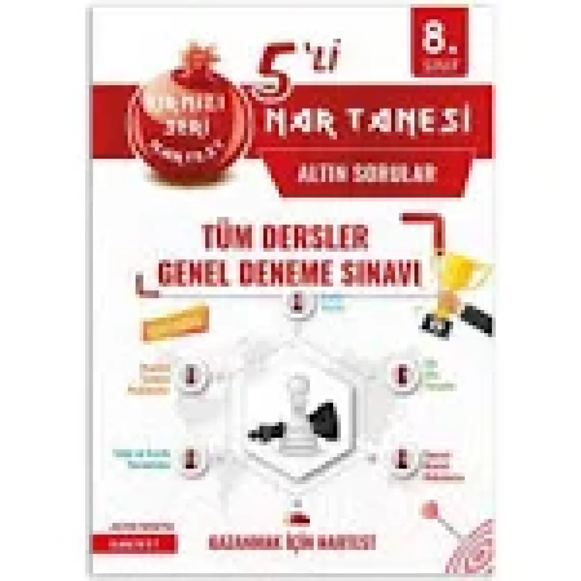 Nartest Yayınevi 8. Sınıf Nar Tüm Dersler 5'li Deneme Sınavı