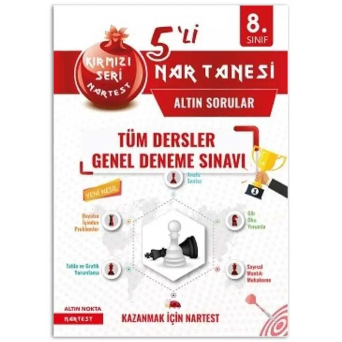 Nartest Yayınevi 8. Sınıf Nar Tüm Dersler 5'li Deneme Sınavı