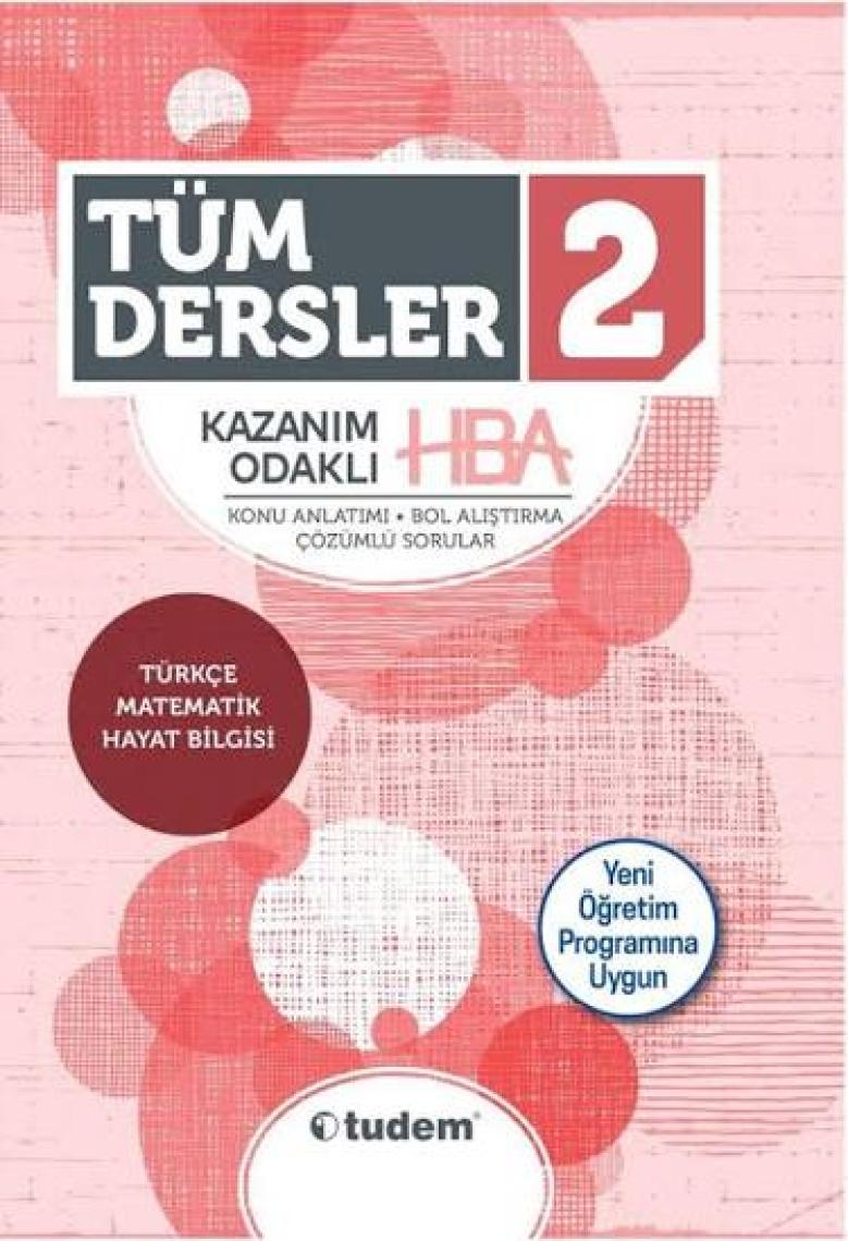 Tudem Yayınları 2. Sınıf Tüm Dersler Kazanım Odaklı Hepsi Bir Arada