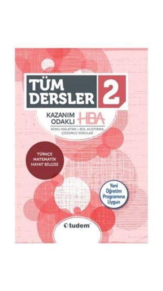 Tudem Yayınları 2. Sınıf Tüm Dersler Kazanım Odaklı Hepsi Bir Arada