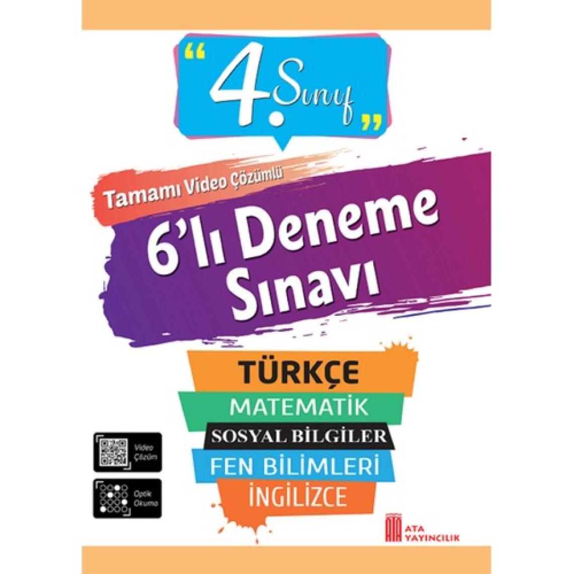 Ata Yayıncılık 4.Sınıf 6'Lı Deneme Sınavı