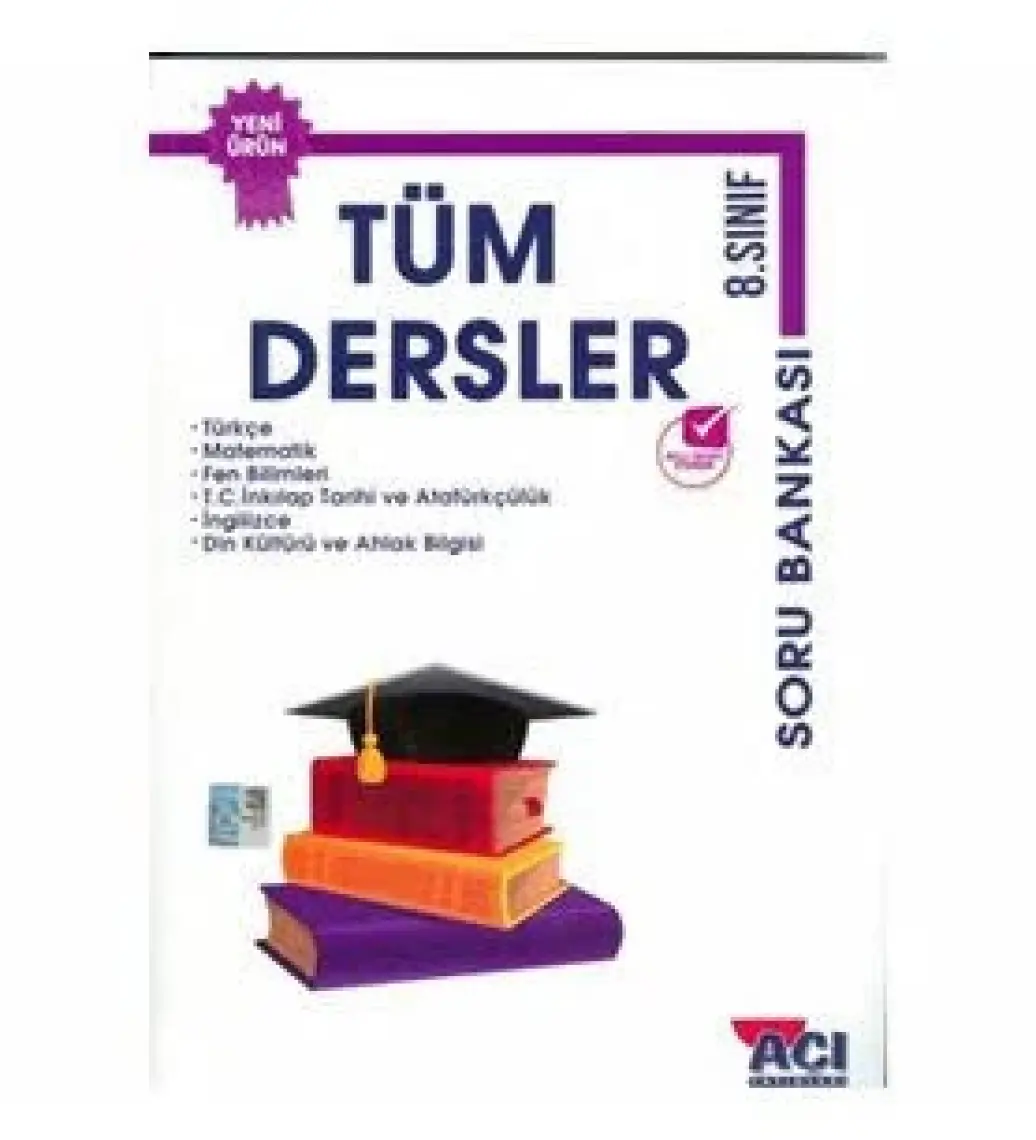 Açı Yayınları 8. Sınıf Tüm Dersler Soru Bankası