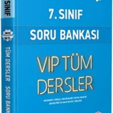 Editör Yayınları 7. Sınıf Vip Tüm Dersler Soru Bankası Mavi Kitap