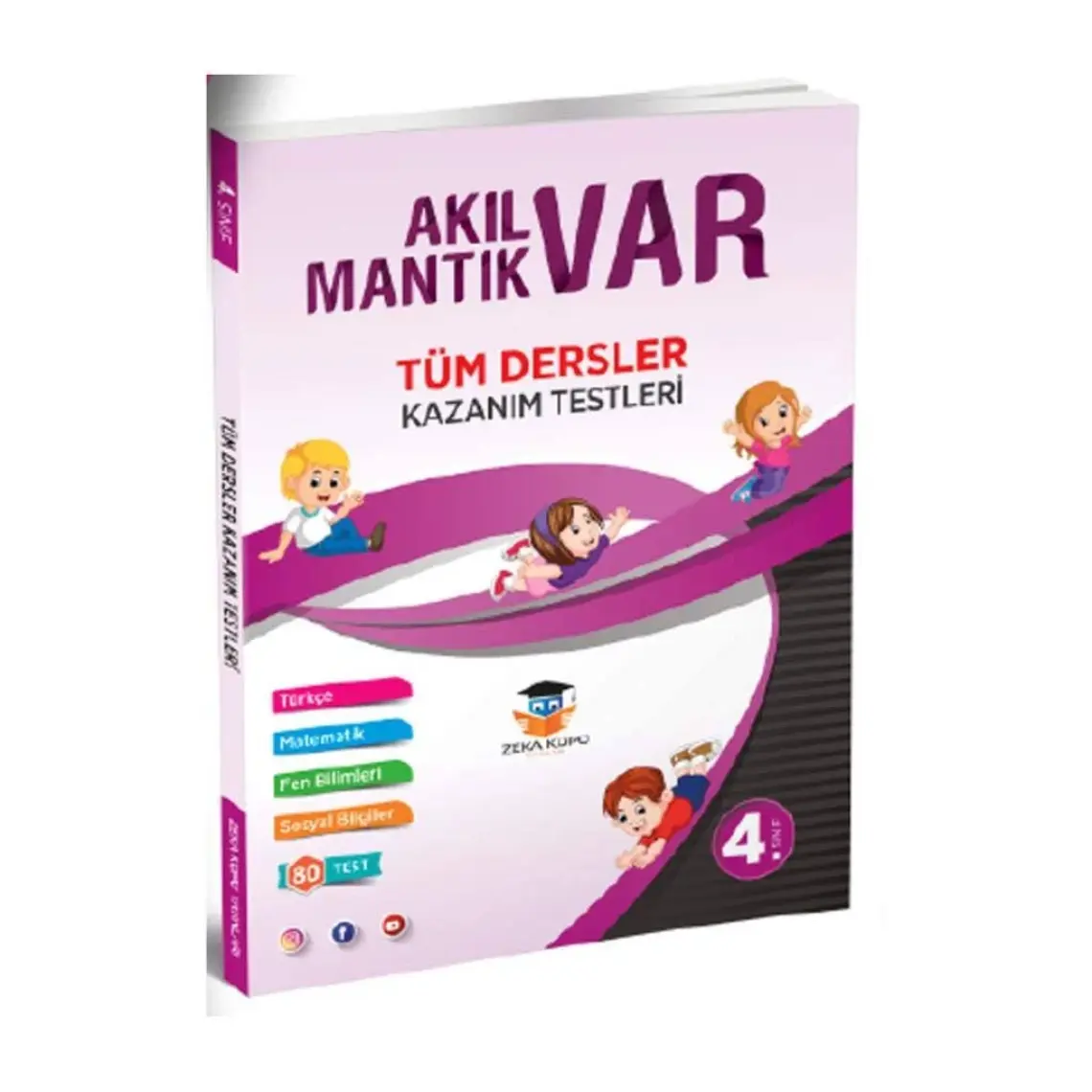 Zeka Küpü Yayınları 4.sınıf Tüm Dersler Akıl Var Mantık Var Kazanım Testleri