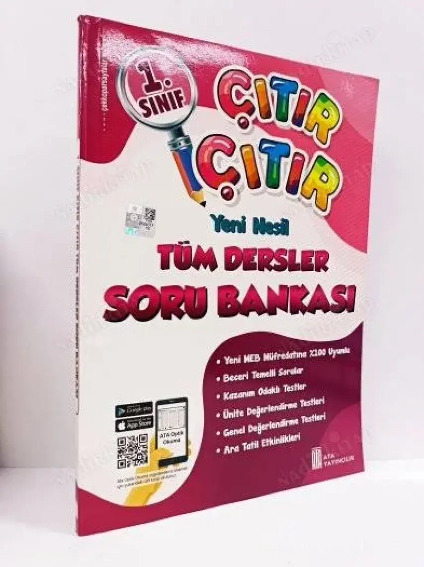 Ata Yayıncılık 1. Sınıf Çıtır Çıtır Yeni Nesil Tüm Dersler Soru Bankası