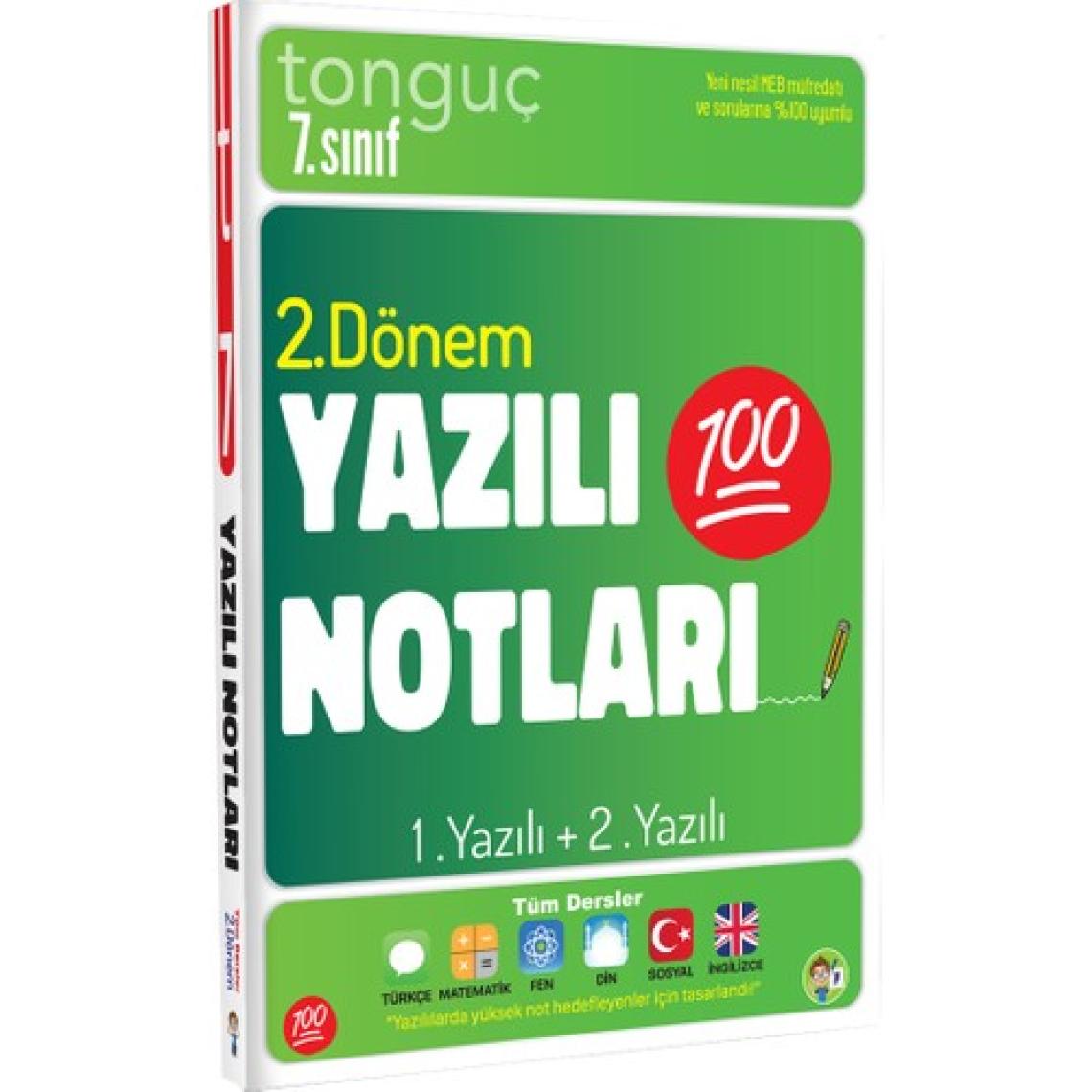 Tonguç Akademi 7. Sınıf Yazılı Notları 2. Dönem 1 ve 2. Yazılı