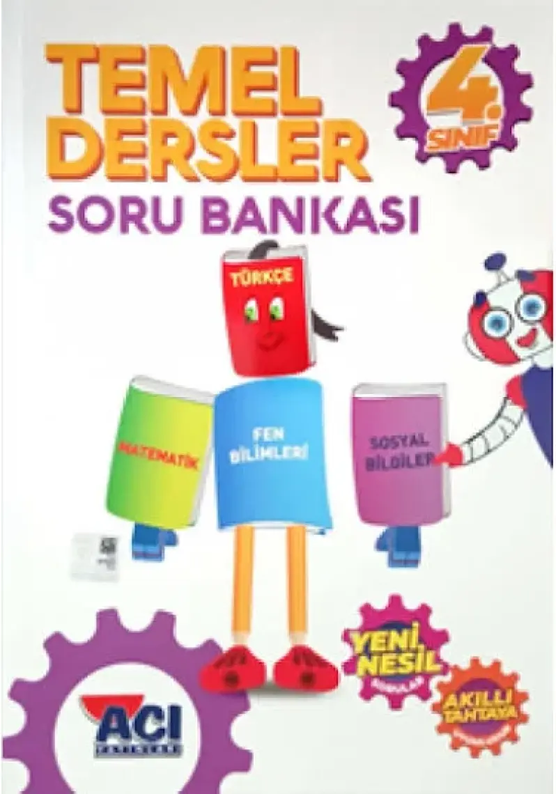 Açı Yayınları 4. Sınıf Temel Dersler Soru Bankası