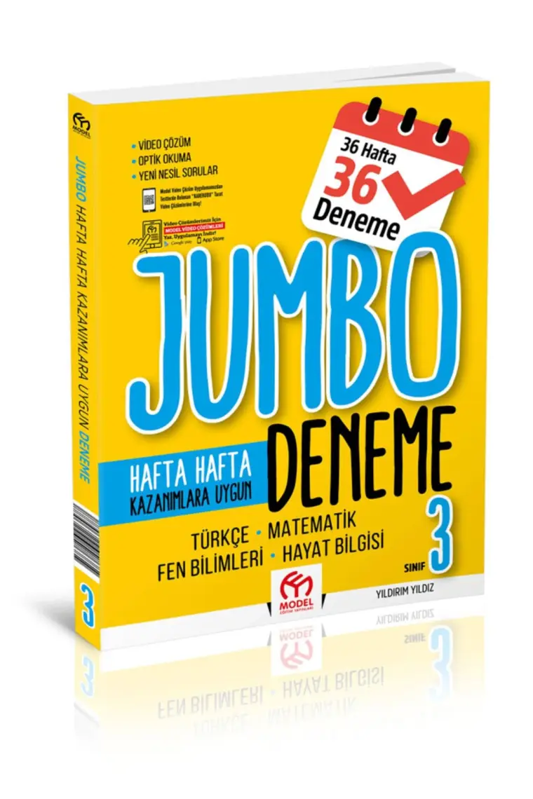 Model Eğitim Yayıncılık 3. Sınıf Jumbo Tüm Dersler Deneme