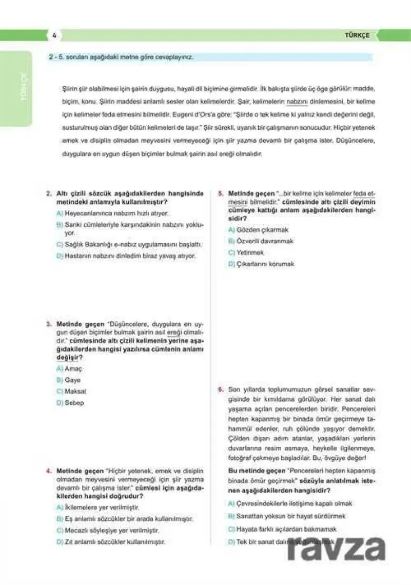 Editör Yayınları 7. Sınıf VIP Tüm Dersler Soru Bankası