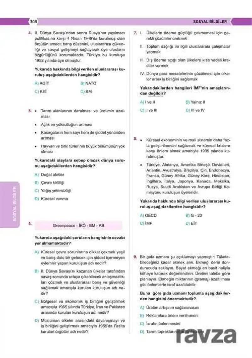 Editör Yayınları 7. Sınıf VIP Tüm Dersler Soru Bankası