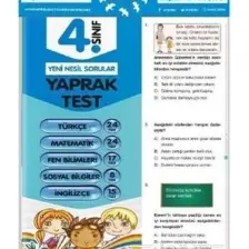 Evrensel İletişim Yayınları 2.Sınıf  Tüm Dersler Yaprak Testler