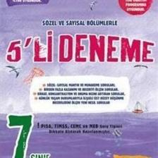 Okyanus Yayınları 7. Sınıf 5'li Deneme Sınavı Seti – Yeni Müfredata Uygun Ölçme ve Değerlendirme Kitapçıkları