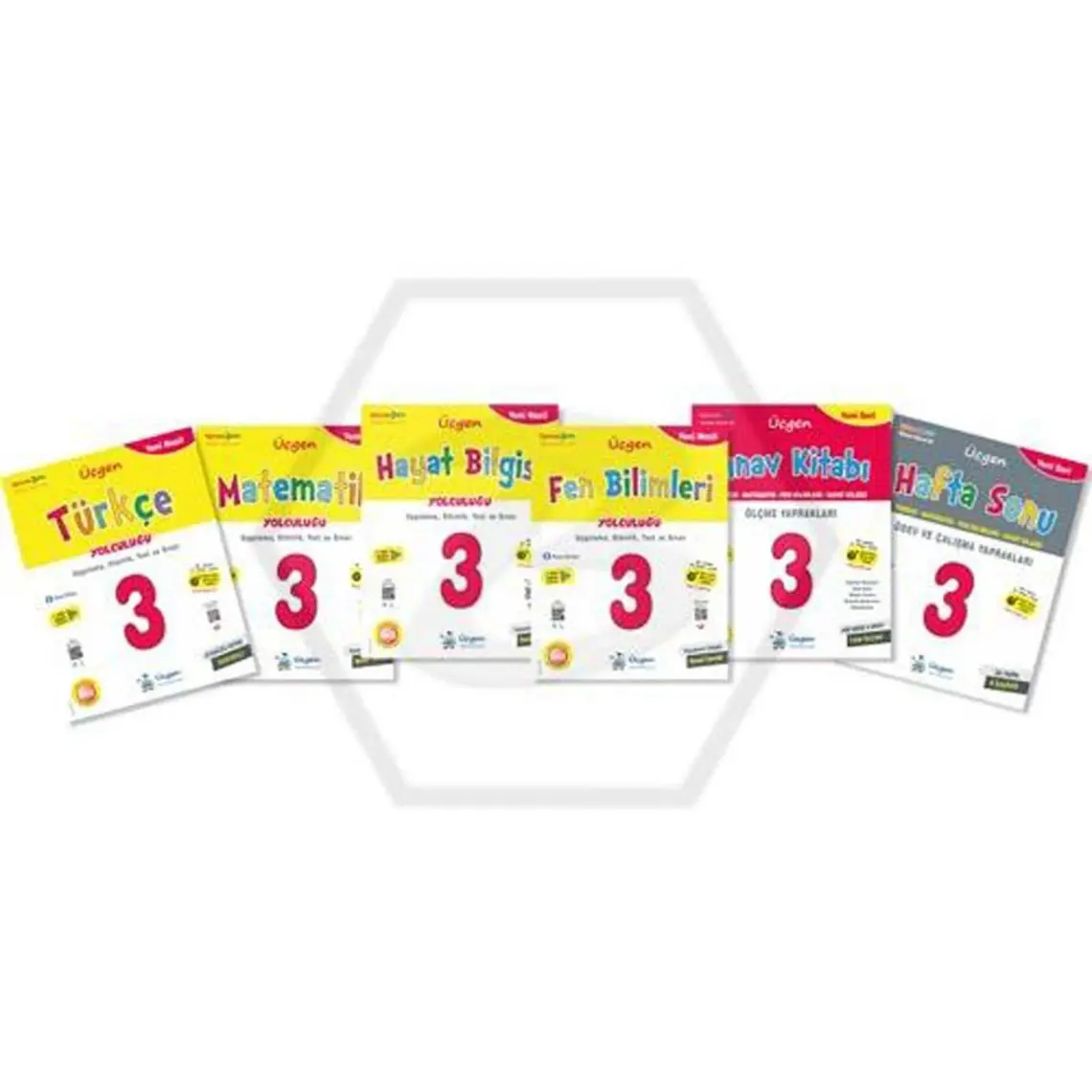 Üçgen Yayıncılık 3. Sınıf İlkokull Seti 6 Kitap
