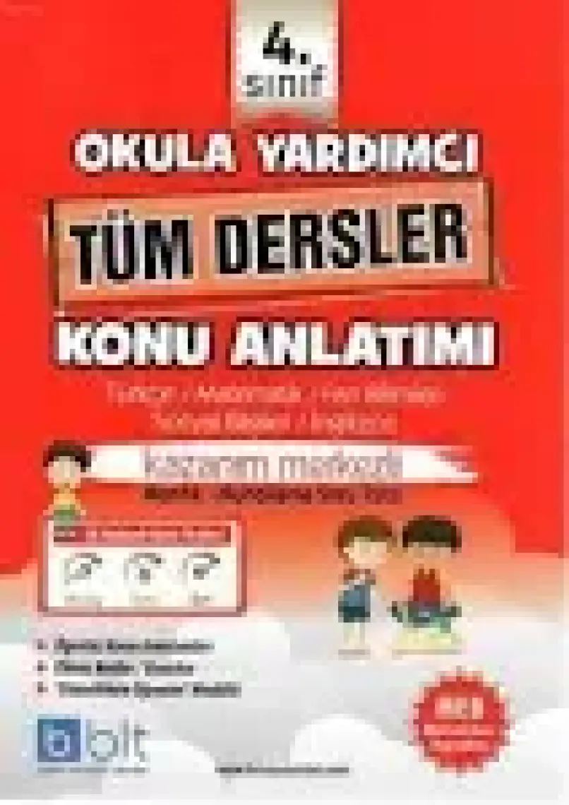 Bulut Eğitim ve Kültür Yayınları 4. Sınıf Okula Yardımcı Tüm Dersler Konu Anlatımı
