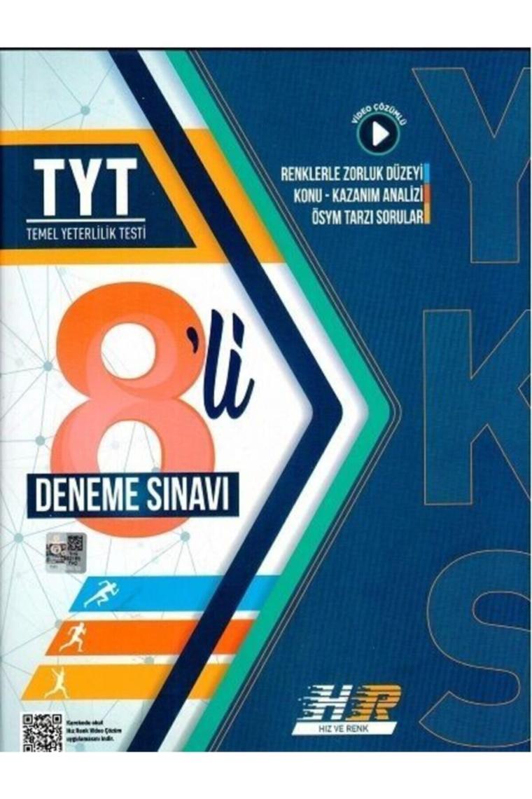 Hız Ve Renk Tyt 8 Li Deneme