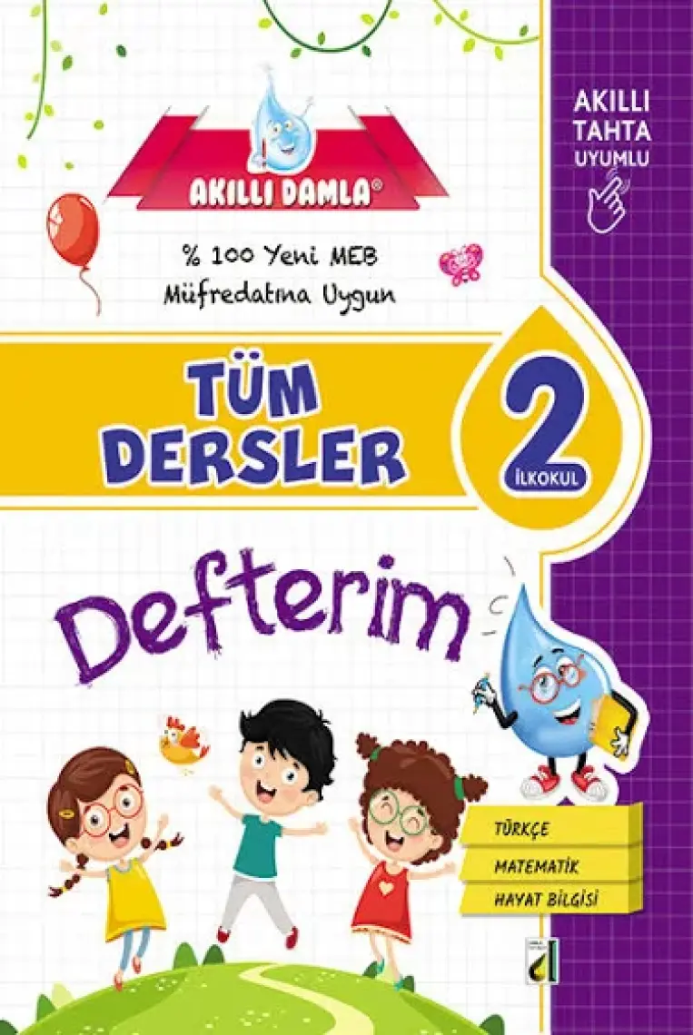 Damla Yayınevi Tüm Dersler Defterim 2. Sınıf