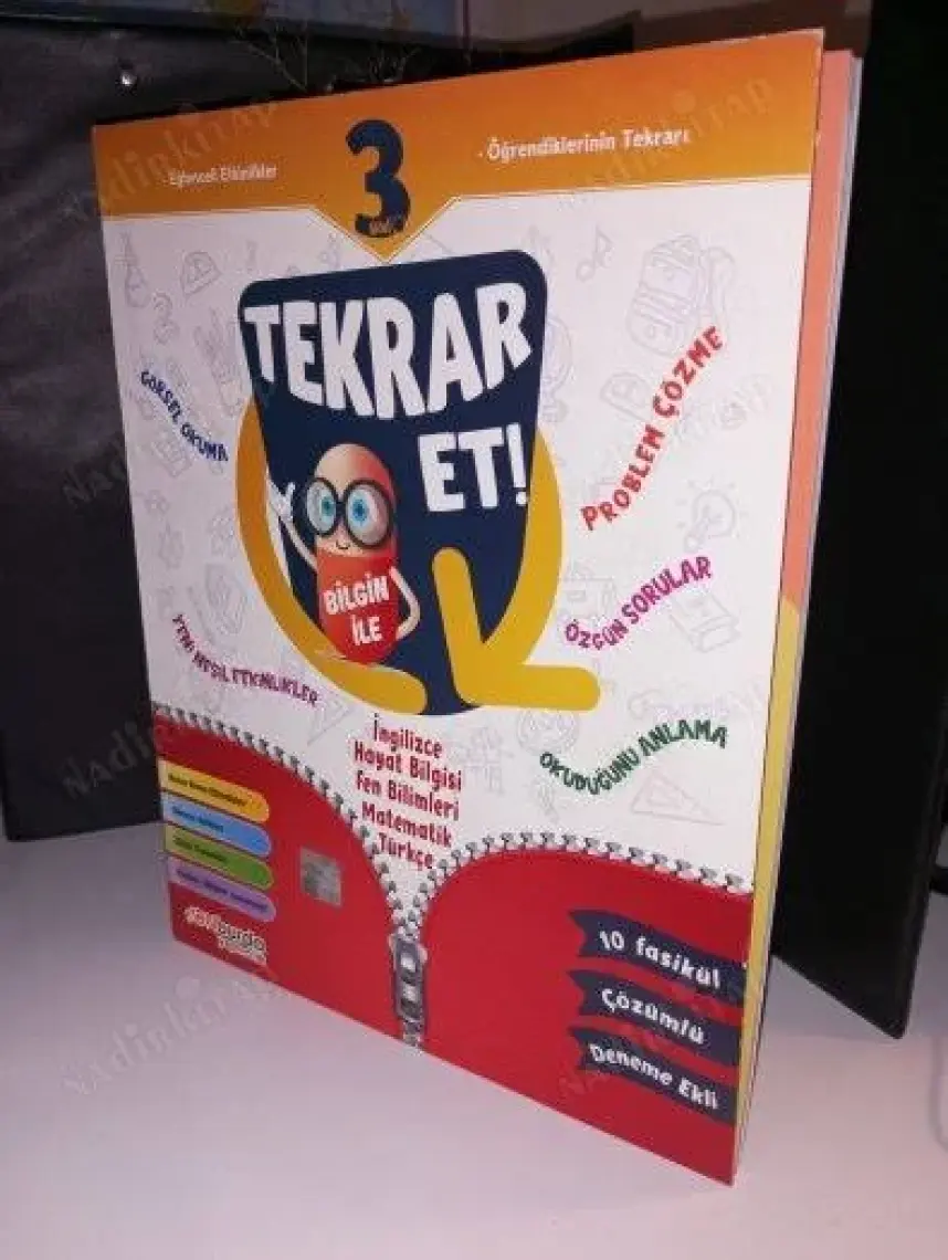 On Burda Yayınları 3. Sınıf Tekrar Et 10 Fasikül Çözümlü Deneme Ekli