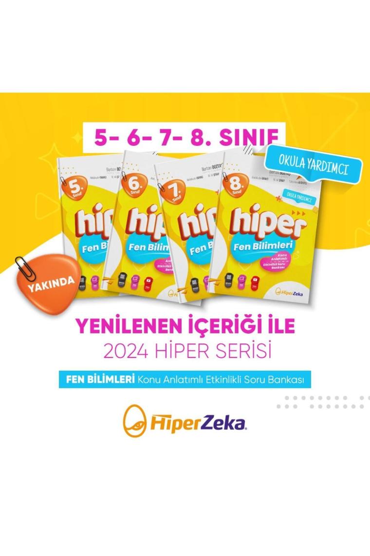 Hiper Zeka Yayınları 2024 6. Sınıf Fen Bilimleri Konu Anlatımlı - Etkinlikli Soru Bankası