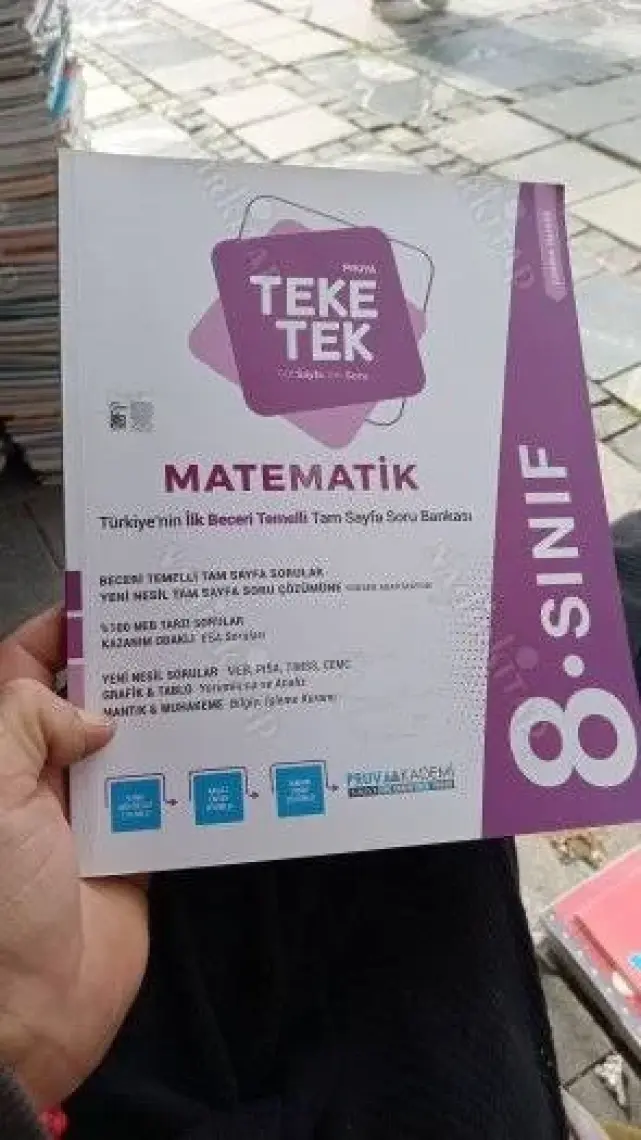Pruva Akademi 8. Sınıf Teke Tek Matematik Soru Bankası
