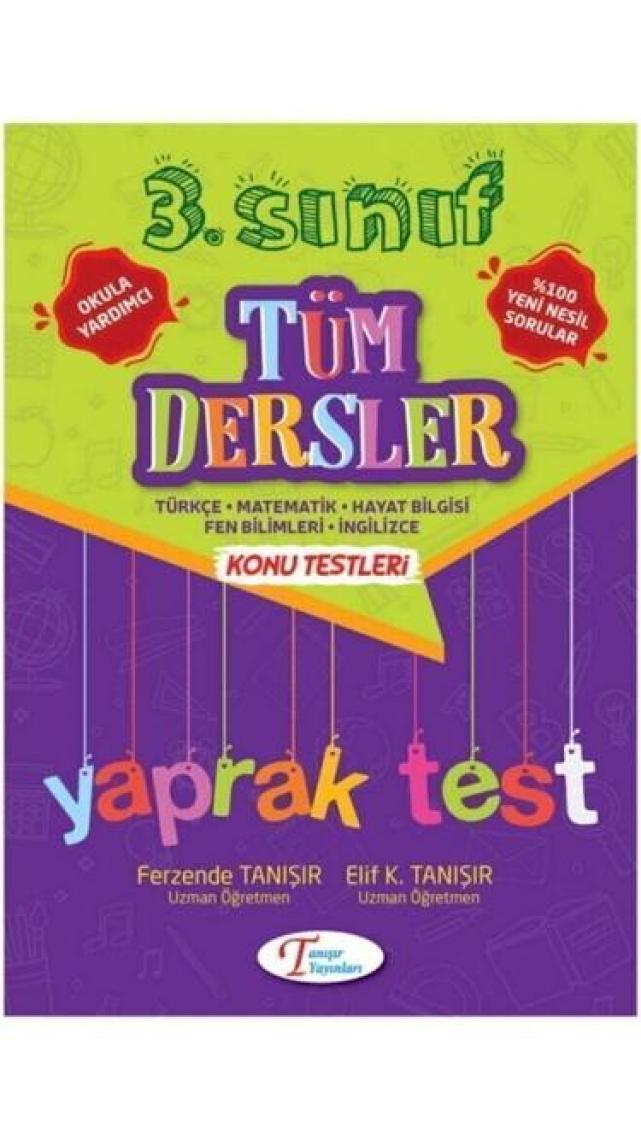 Tanışır Yayınları 3. Sınıf Tüm Dersler Yaprak Test