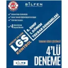 Bilfen Yayınları LGS Kontrol 8. Sınıf 4'lü Deneme