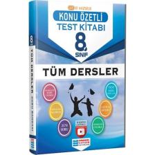 Evrensel İletişim Yayınları  8.Sınıf  Tüm Dersler Konu Özetli Video Çözümlü Test Kitabı