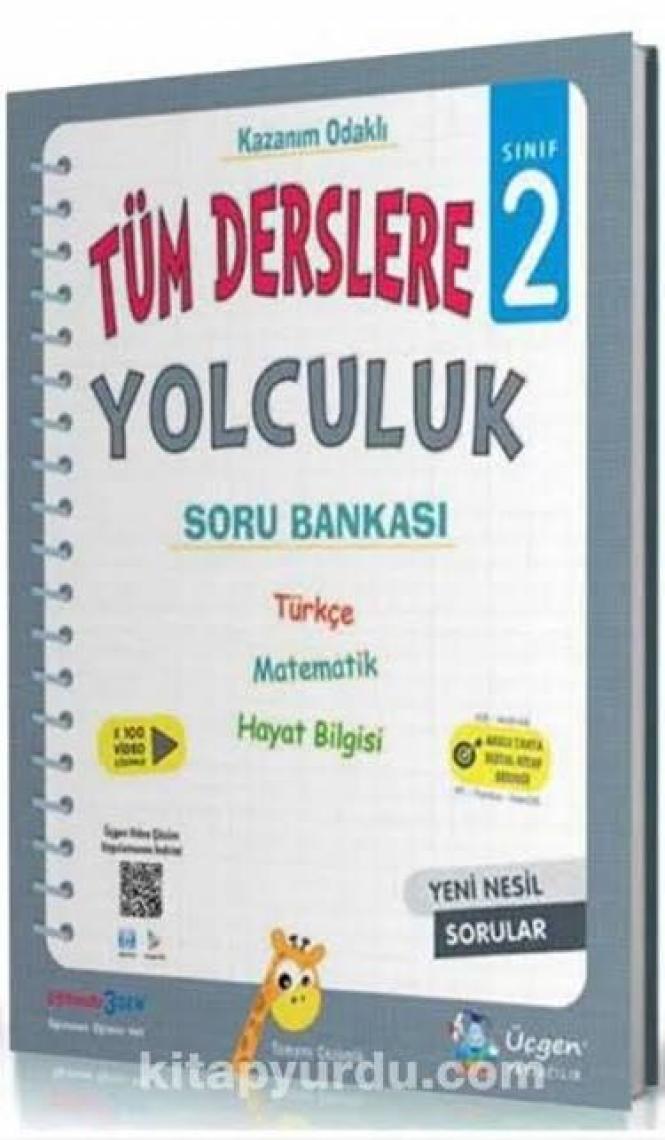 Üçgen Yayıncılık 2. Sınıf Tüm Derslere Yolculuk Soru Bankası