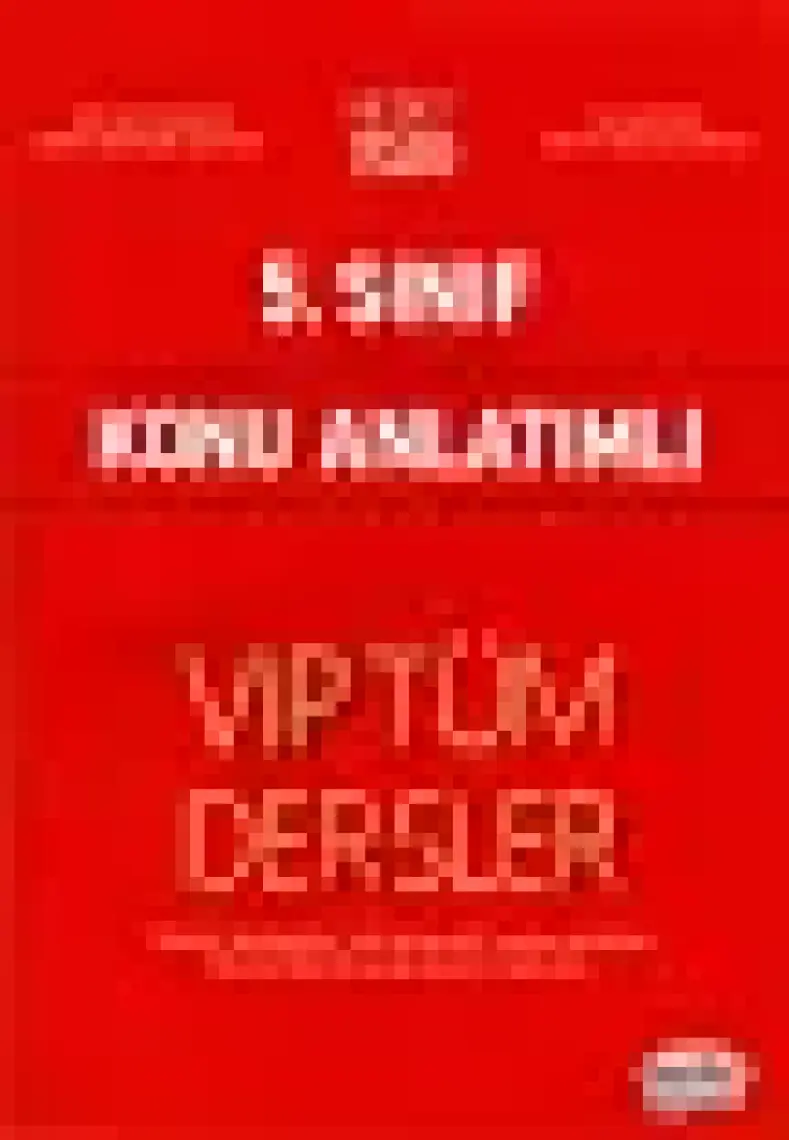 Editör Yayınları 5. Sınıf VIP Tüm Dersler Konu Anlatımlı