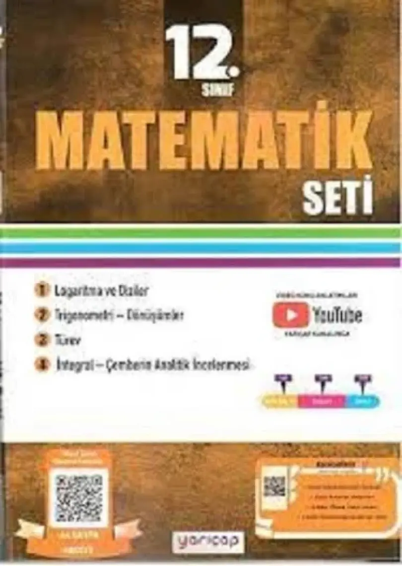 Yarıçap Yayınları 12. Sınıf Matematik Seti