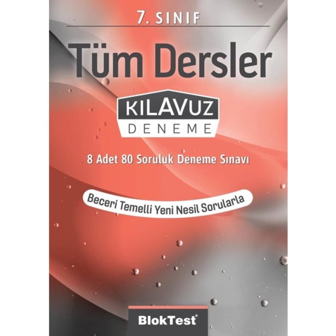 Bloktest Yayınları 7. Sınıf Tüm Dersler Kılavuz Deneme