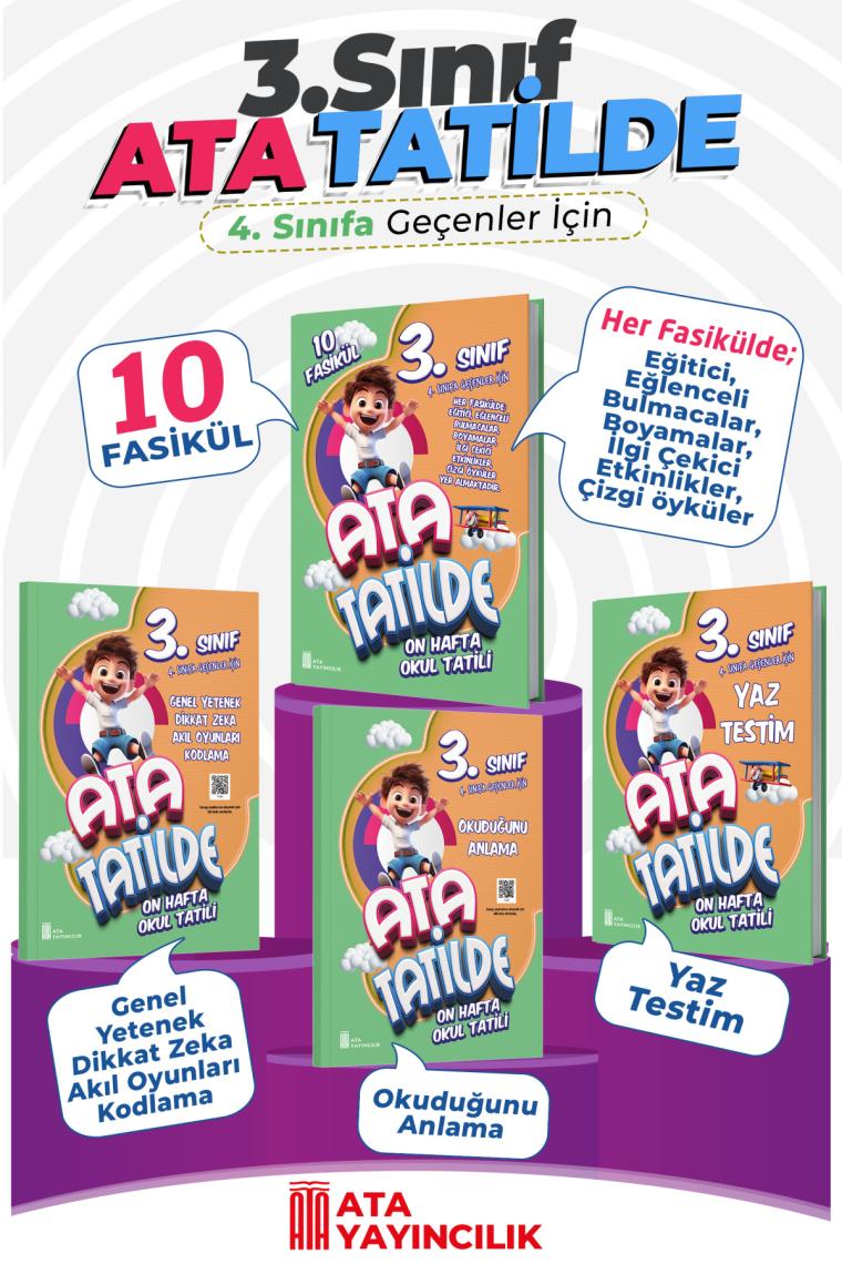Ata Yayıncılık 3. Sınıf Ata Tatilde Setimiz