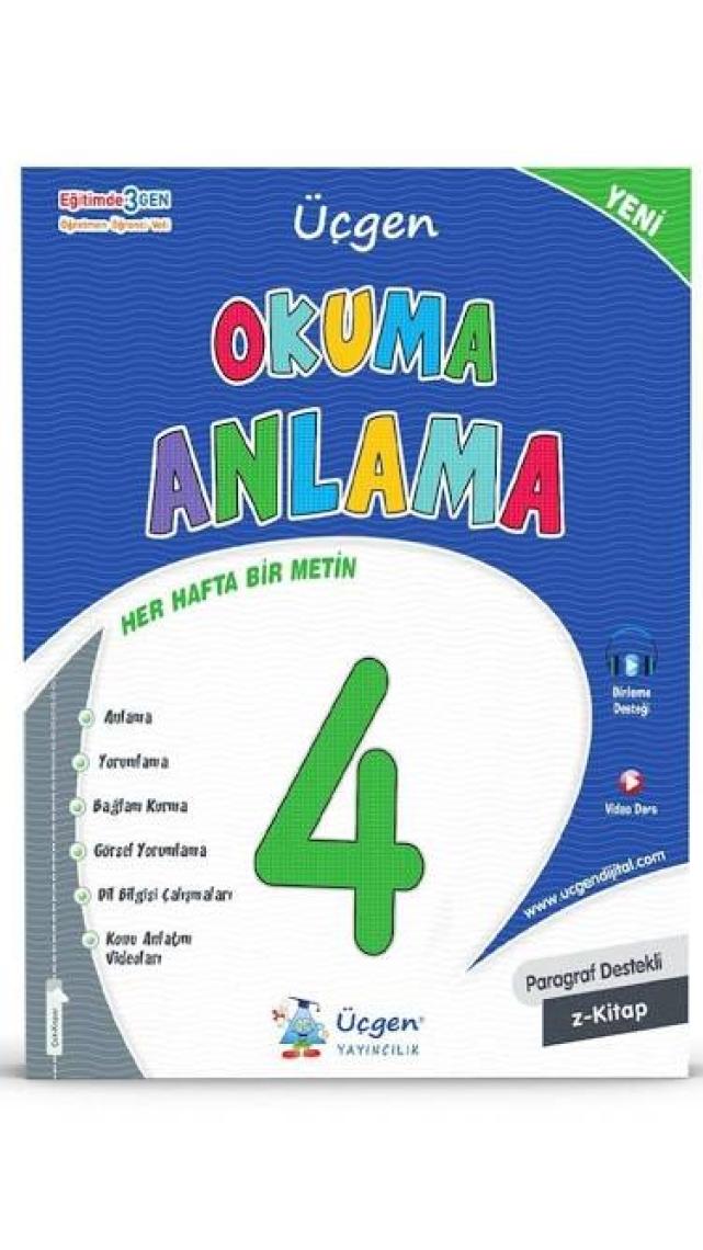 Üçgen Yayıncılık 4. Sınıf Okuma Anlama 2024
