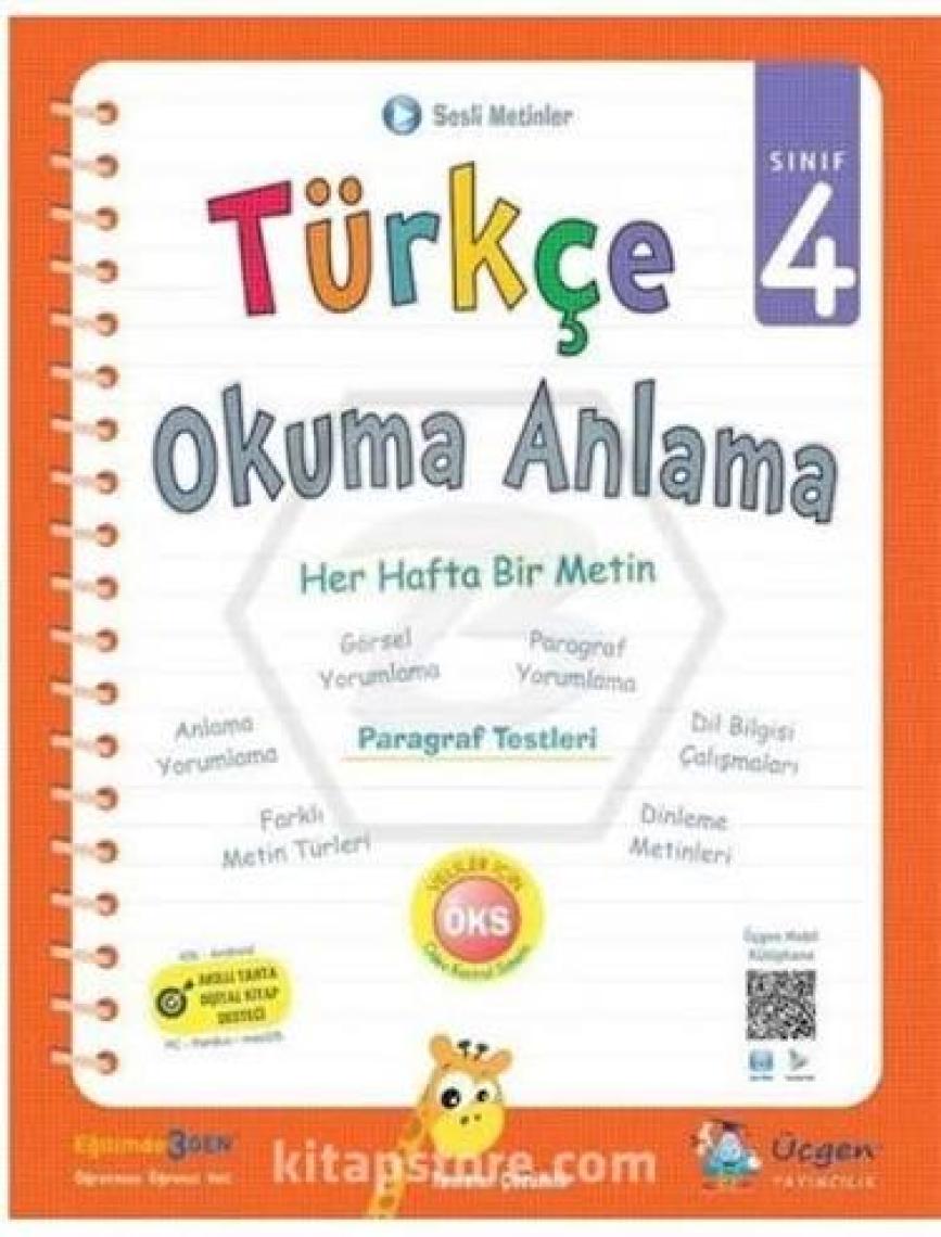 Üçgen Yayıncılık 4. Sınıf Okuma Anlama 2024