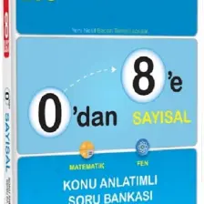 Tonguç Akademi 0'dan 8'e Sayısal Konu Anlatımlı Soru Bankası 2023 yeni