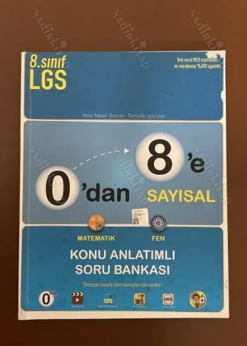Tonguç Akademi 0'dan 8'e Sayısal Konu Anlatımlı Soru Bankası 2023 yeni