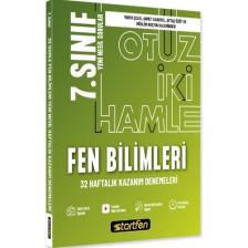 Startfen Yayınları 7. Sınıf 32 Hamle Fen Bilimleri Haftalık Kazanım Denemeleri