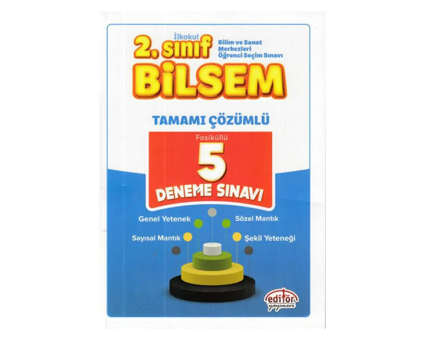 Editör Yayınları 2. Sınıf BİLSEM 5 Çözümlü Deneme Sınavı