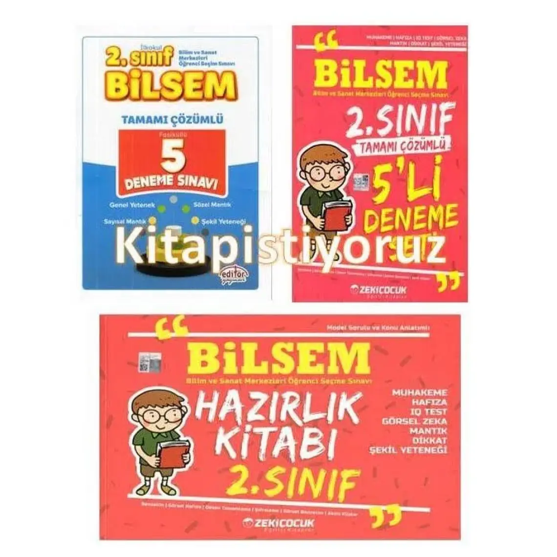 Editör Yayınları 2. Sınıf BİLSEM 5 Çözümlü Deneme Sınavı