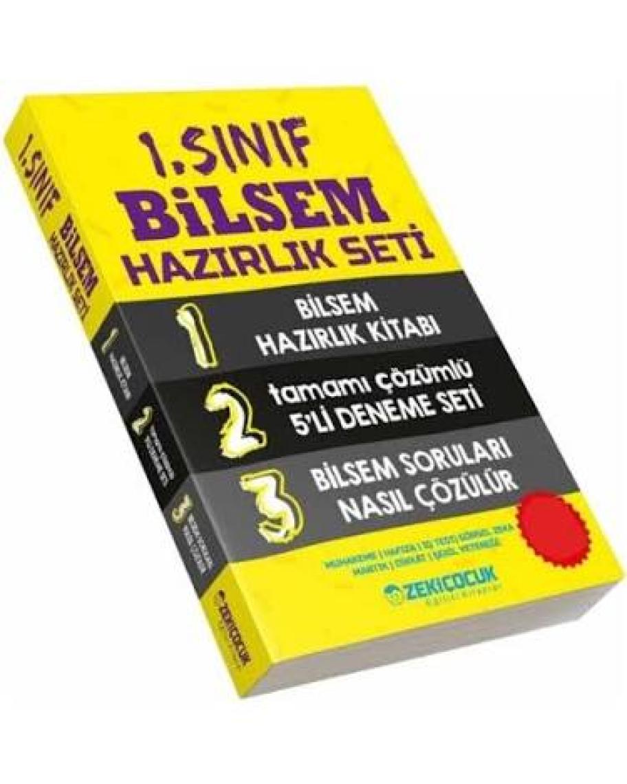 2K 1.sınıf Bilsem Hazırlık Seti Zeki Çocuk Eğitici Kitaplar Mantık Z