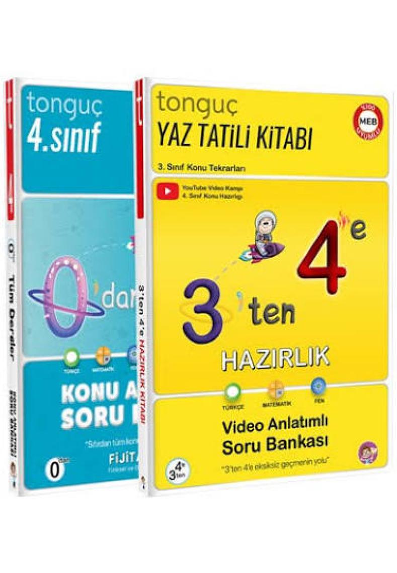 Tonguç Akademi 3'ten 4'e Hazırlık Seti 2024