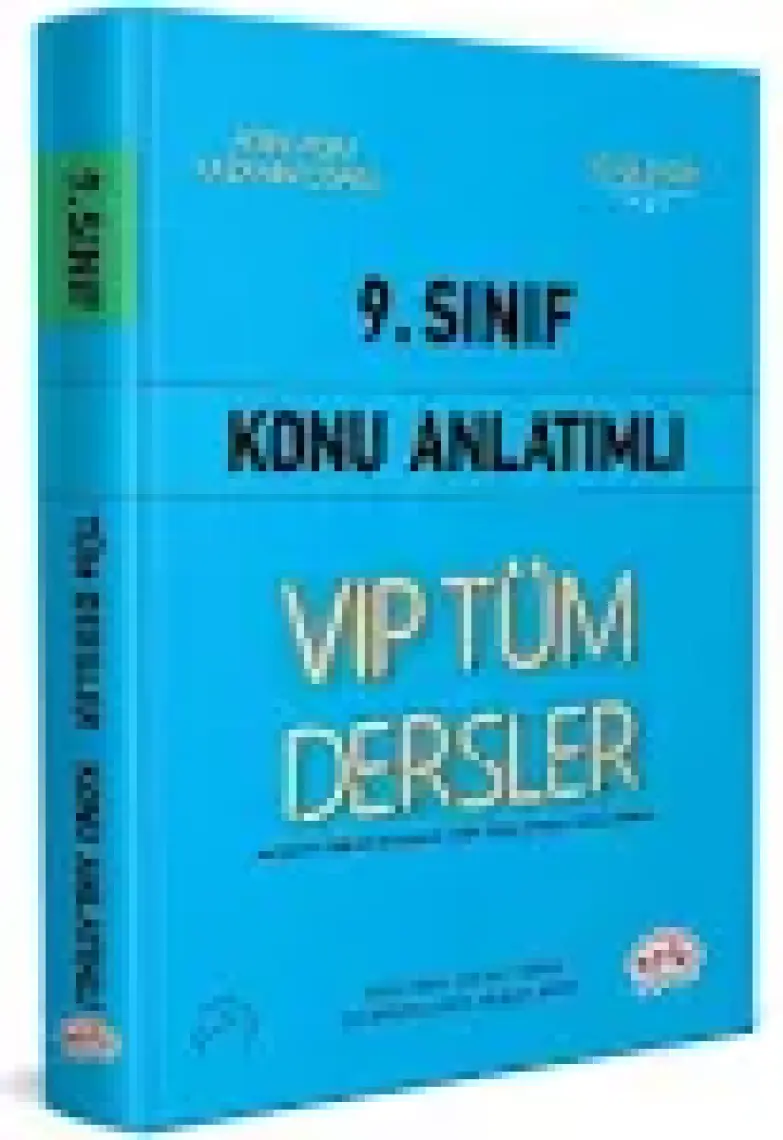 Editör Yayınları 9. Sınıf Vip Tüm Dersler Konu Anlatımlı Mavi Kitap